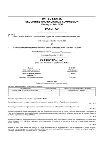 Thumbnail CapsoVision 10-K Annual Report 2025