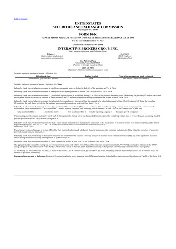 Thumbnail Interactive Brokers
 10-K Annual Report 2023