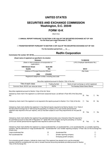 Thumbnail Redfin 10-K Annual Report 2021