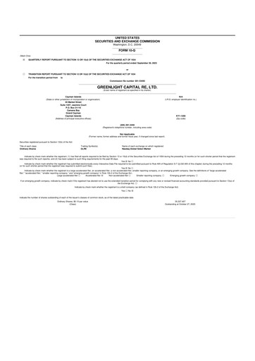 Thumbnail Greenlight Re 10-Q Quarterly Report FY2023 