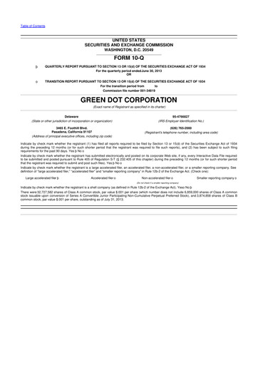 Thumbnail Green Dot 10-Q Quarterly Report FY2013 