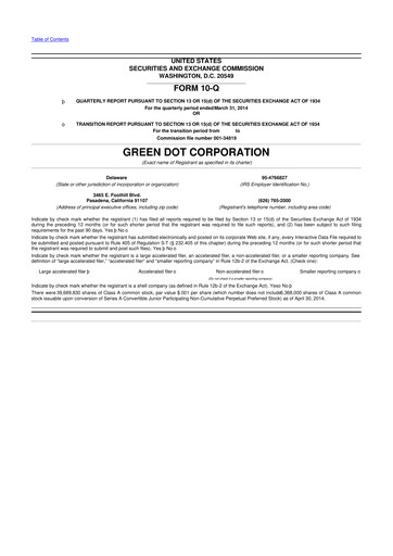 Thumbnail Green Dot 10-Q Quarterly Report FY2014 