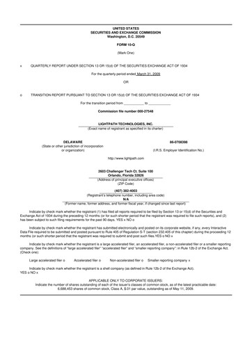 Thumbnail LightPath Technologies 10-Q Quarterly Report FY 