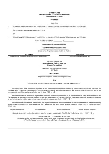 Thumbnail LightPath Technologies 10-Q Quarterly Report FY 