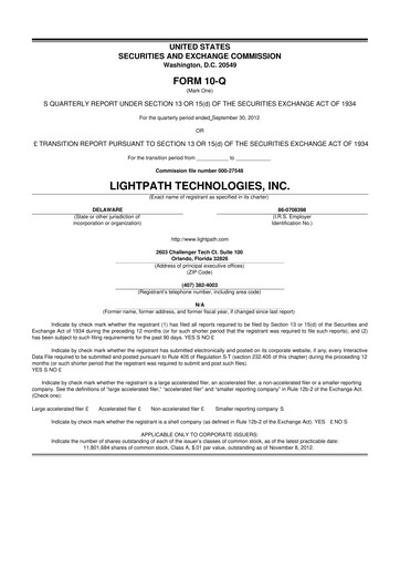 Thumbnail LightPath Technologies 10-Q Quarterly Report FY2013 