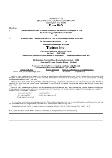 Thumbnail Tiptree 10-Q Quarterly Report FY2024 