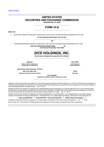 Thumbnail DHI Group 10-Q Quarterly Report FY2011 