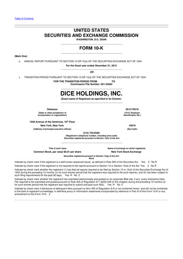 Thumbnail DHI Group 10-K Annual Report 