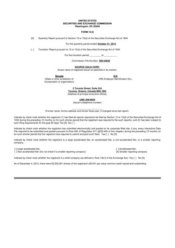 Thumbnail Golden Matrix Group 10-Q Quarterly Report FY2013 