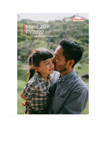 Thumbnail Takeda Pharmaceutical 20-F Annual Report 2023