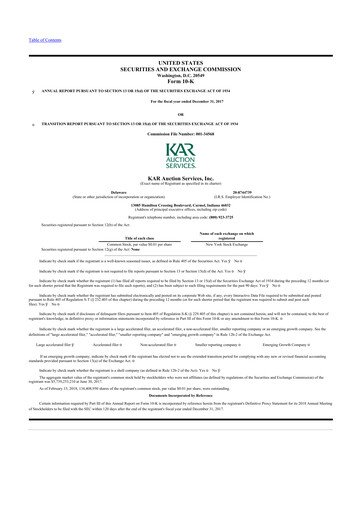 Thumbnail OPENLANE Corporate 10-K Annual Report 2017