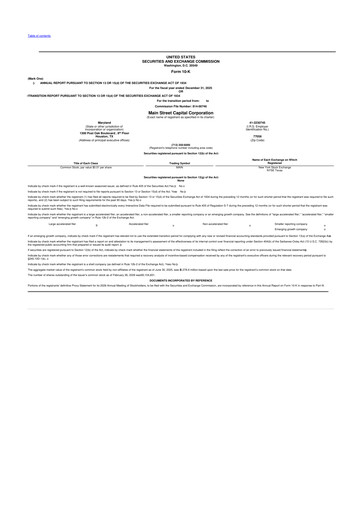 Thumbnail Main Street Capital
 10-K Annual Report 2025