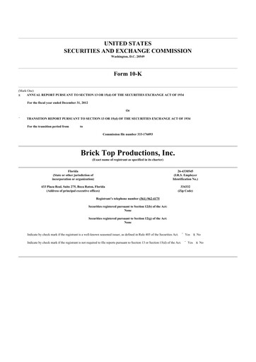 Vorschaubild fuboTV 10-K Jahresbericht 2012