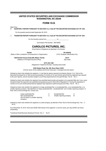 Thumbnail fuboTV 10-Q Quarterly Report FY2015 