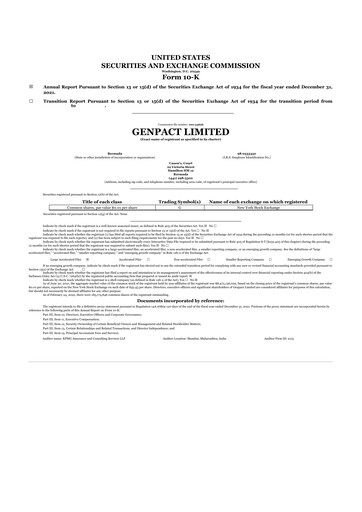 Thumbnail Genpact 10-K Annual Report 2021