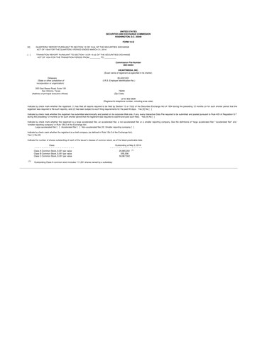 Thumbnail iHeartMedia
 10-Q Quarterly Report FY2016 