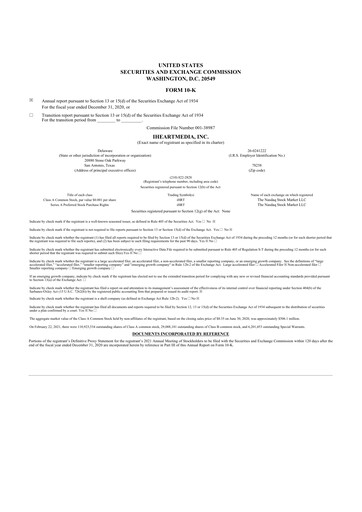 Thumbnail iHeartMedia
 10-K Annual Report 2020