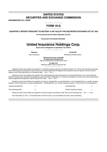 Thumbnail American Coastal Insurance Corporation 10-Q Quarterly Report FY 