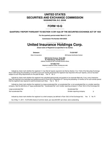 Thumbnail American Coastal Insurance Corporation 10-Q Quarterly Report FY 