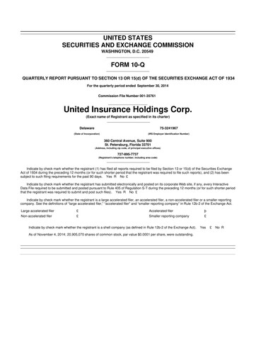 Thumbnail American Coastal Insurance Corporation 10-Q Quarterly Report FY2014 