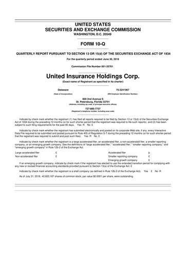 Thumbnail American Coastal Insurance Corporation 10-Q Quarterly Report FY43101 