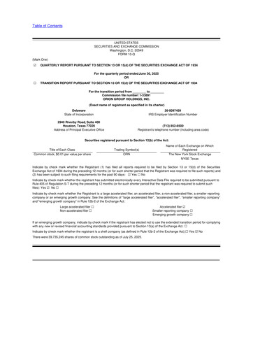 Thumbnail Orion Group Holdings

 10-Q Quarterly Report FY2025 