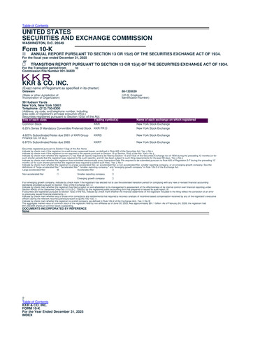 Thumbnail KKR & Co. 10-K Annual Report 2025