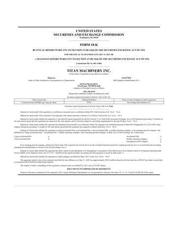 Thumbnail Titan Machinery 10-K Annual Report 2021