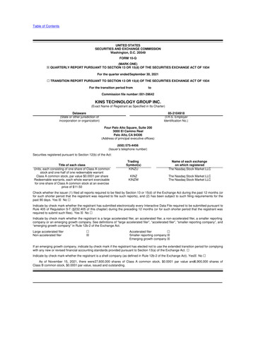 Vorschaubild CXApp 10-Q Quartalsbericht 2021 