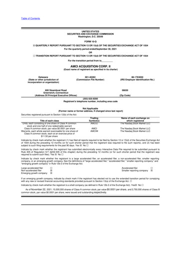 Miniature LanzaTech Global 10-Q Rapport trimestriel 2021 
