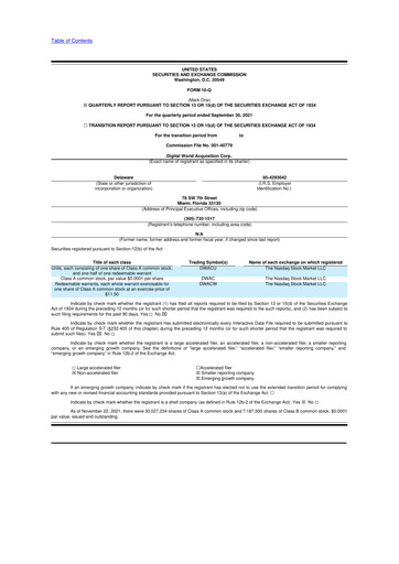 Thumbnail Trump Media & Technology Group 10-Q Quarterly Report FY2021 