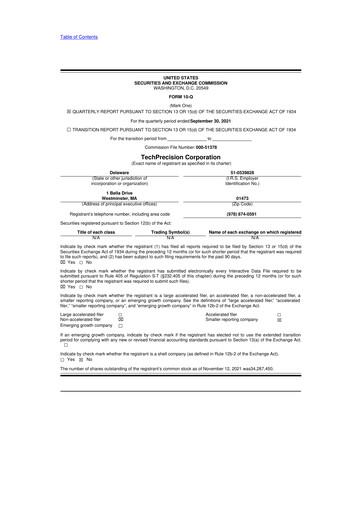 Miniature TechPrecision 10-Q Rapport trimestriel 2022 