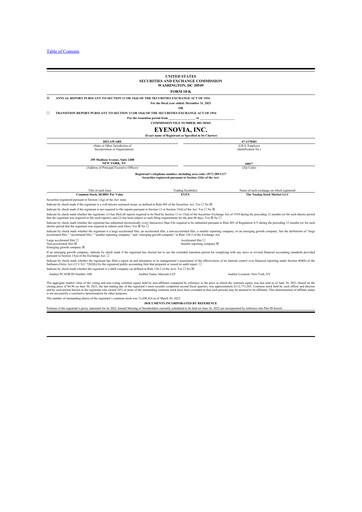 Vorschaubild Eyenovia 10-K Jahresbericht 2021