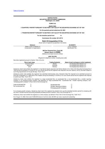 Vorschaubild Tigo Energy 10-Q Quartalsbericht 2022 