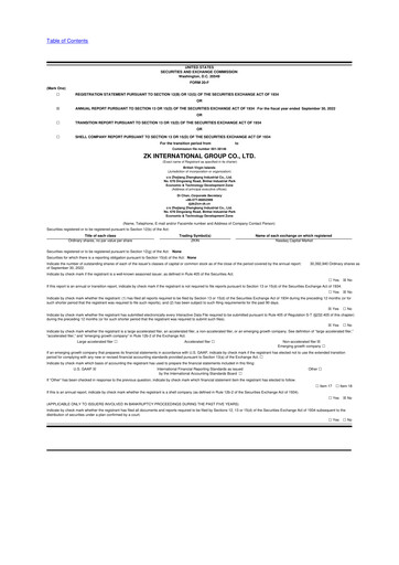 Thumbnail ZK International Group 20-F Annual Report 2022