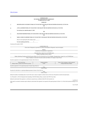 Thumbnail AudioCodes 20-F Annual Report 2022