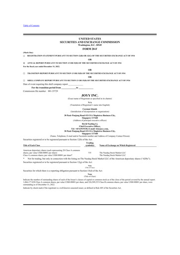 Thumbnail JOYY 20-F Annual Report 2022