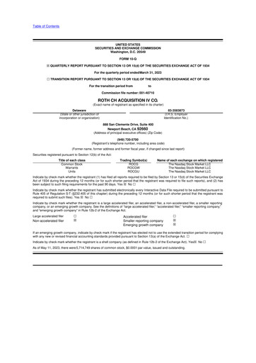 Vorschaubild Tigo Energy 10-Q Quartalsbericht 2023 