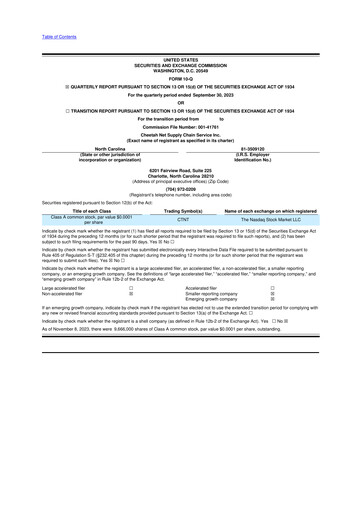 Thumbnail Cheetah Net Supply Chain Service 10-Q Quarterly Report FY2023 