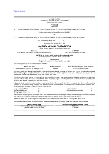 Miniature Journey Medical 10-Q Rapport trimestriel 2023 
