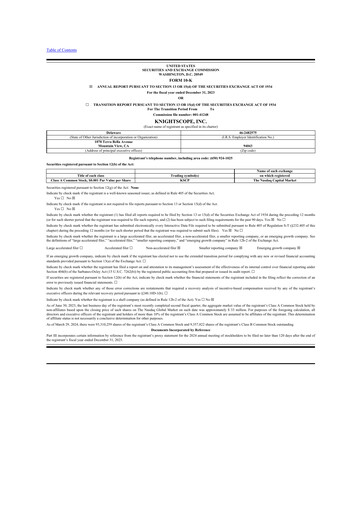 Thumbnail Knightscope 10-K Annual Report 2023