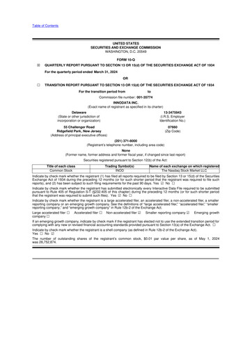 Thumbnail Innodata 10-Q Quarterly Report FY2024 