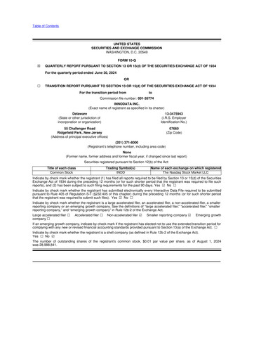 Thumbnail Innodata 10-Q Quarterly Report FY2024 