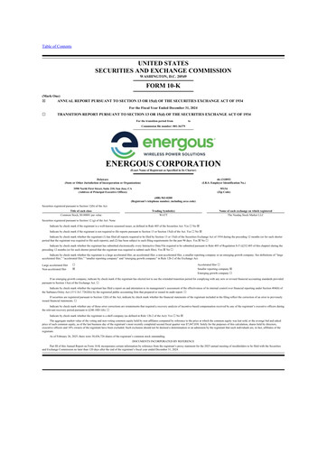 Thumbnail Energous 10-K Annual Report 2024