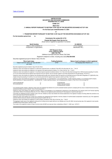 Vorschaubild Cheetah Net Supply Chain Service 10-K Jahresbericht 2024