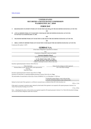 Thumbnail Gerdau 20-F Annual Report 2024