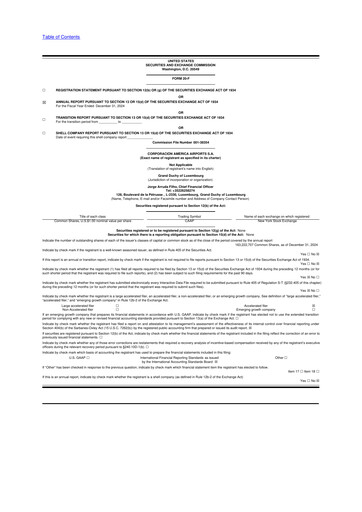 Thumbnail Corporación América Airports 20-F Annual Report 2024