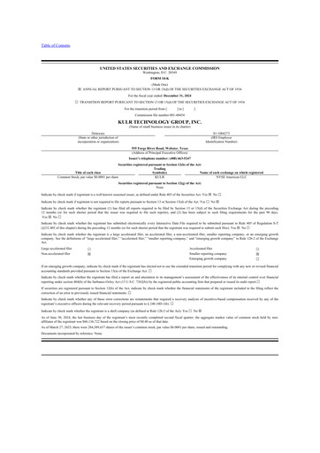 Miniature KULR Technology Group 10-K Rapport annuel 2024