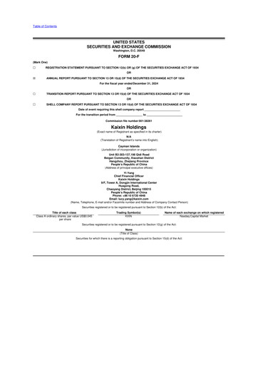 Miniature Kaixin Holdings 20-F Rapport annuel 2024