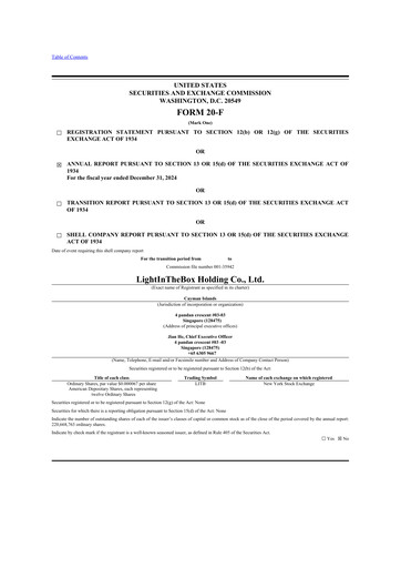 Thumbnail LightInTheBox Holding 20-F Annual Report 2024